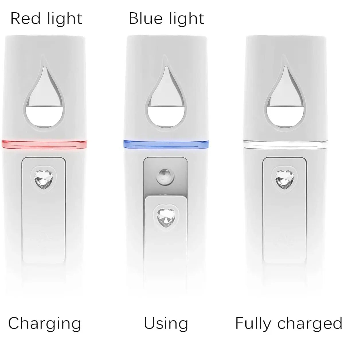 1PCS/3PCS 20ml Face Steamer Air Humidifier Facial Sprayer Nebulizer